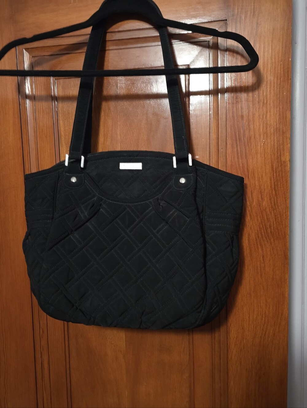 VERA BRADLEY Black Quilted Tote Bag - Unbranded